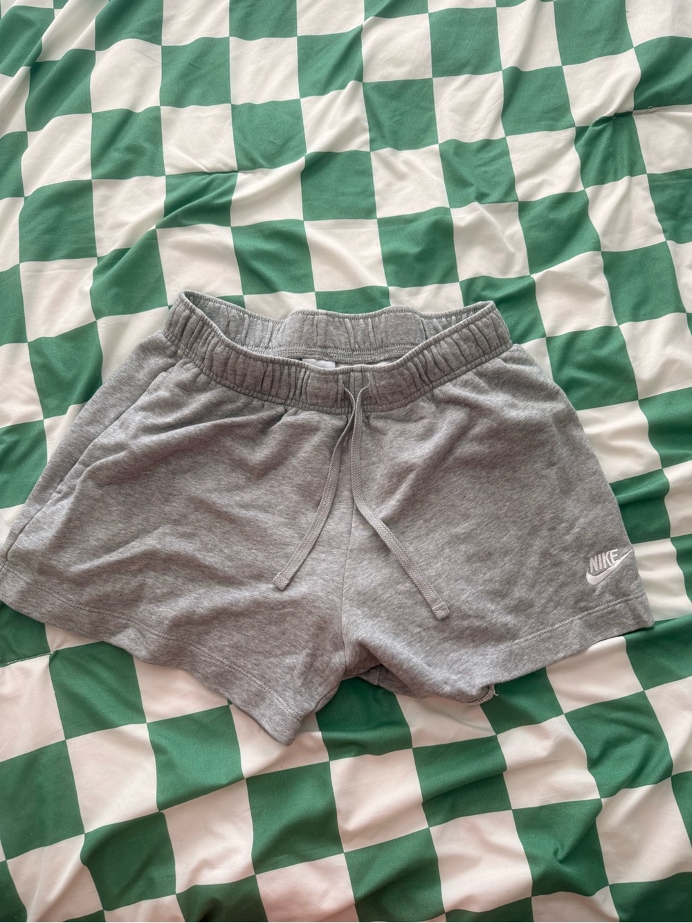 Nike Women's Gray Athletic Drawstring Shorts